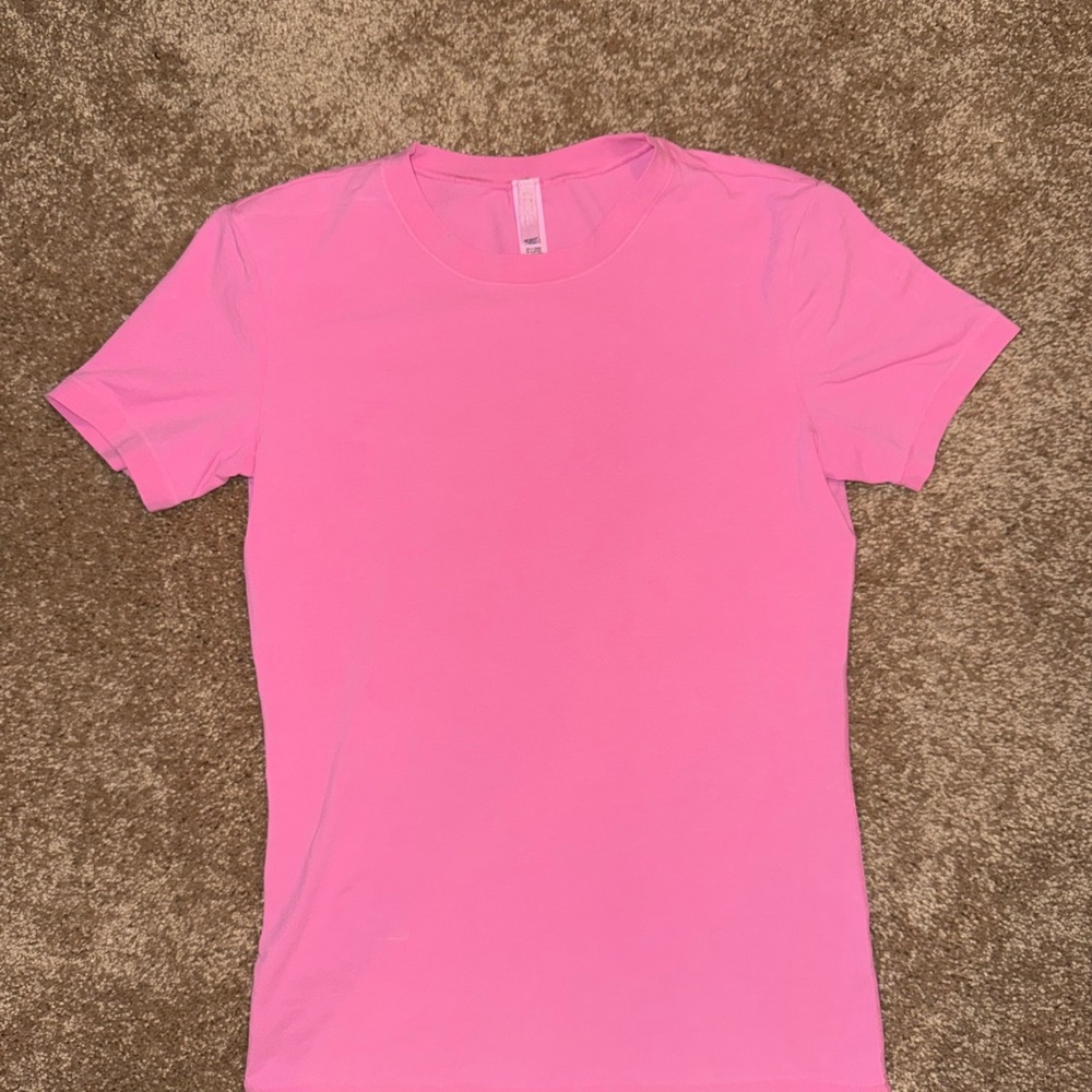 Skims Pink Cotton Tee